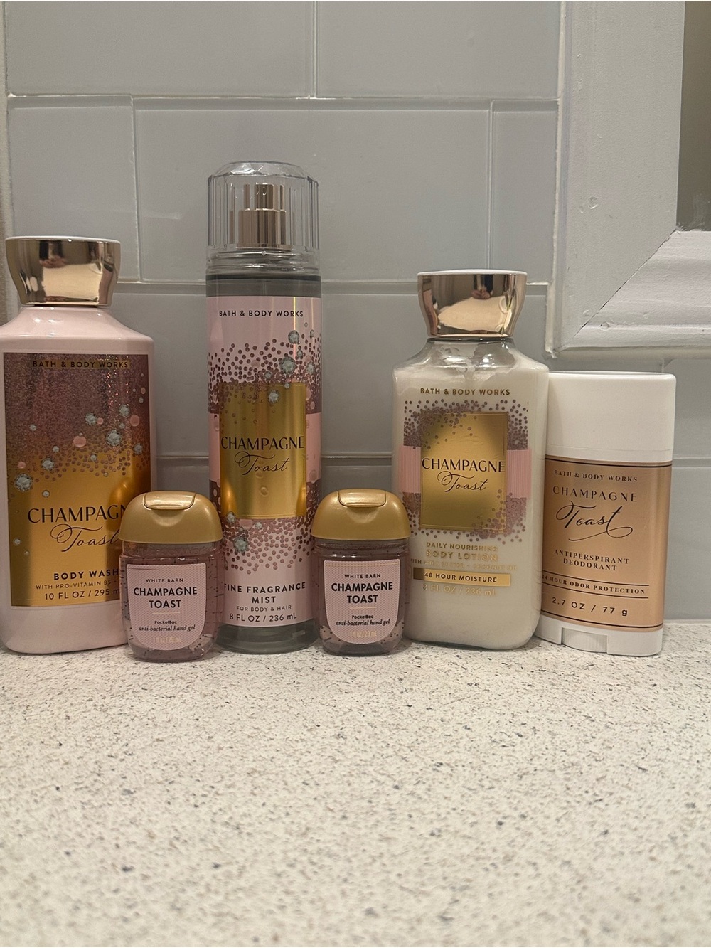 Bath & Body Works Champagne Toast Bundle